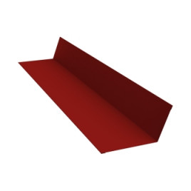 Планка примыкания 90х140 0,45 PE с пленкой RAL 3011 коричнево-красный (3м) - фото - 1
