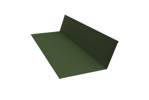 Планка примыкания 150х250 0,5 GreenCoat Pural BT, matt RR 11 темно-зеленый (RAL 6020 хромовая зелень) (2м) - фото - 1