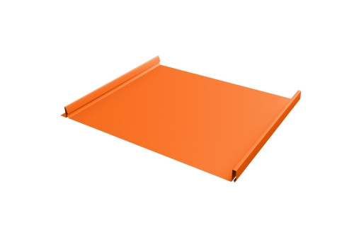 Кликфальц Pro Fin 0,45 PE с пленкой на замках RAL 2004 оранжевый - фото - 1