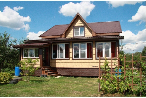 Металлочерепица классик 0,4 PE RAL 8017 шоколад - фото - 1