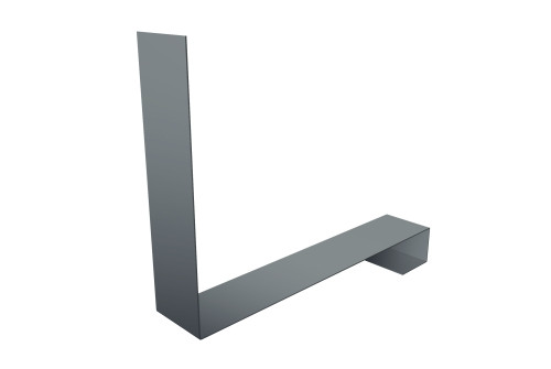 Планка примыкание нижнее к трубе фальц Grand Line 0,5 0,5 Zn (2м) - фото - 1