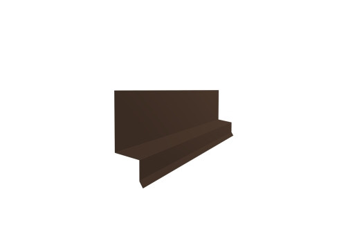 Отлив верхний фальц 0,5 GreenCoat Pural BT, matt RR 887 шоколадно-коричневый (RAL 8017 шоколад) (2м) - фото - 1