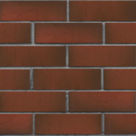 Клинкер фасадный красный флэшинг «Ричмонд» 0,71NF винтаж - фото - 1