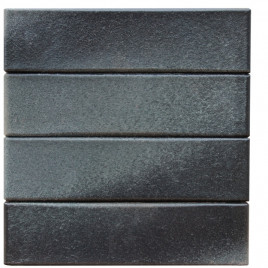 Клинкер фасадный черно-серебристый «Берген» 0,71NF гладкий - фото - 1