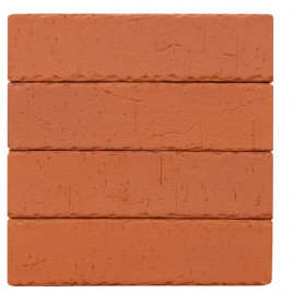 Клинкер фасадный красный «Кембридж» 0,71NF винтаж - фото - 1
