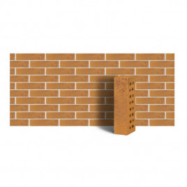 Клинкер фасадный желтый посыпка тип 3.3Т 0,48NF - фото - 1