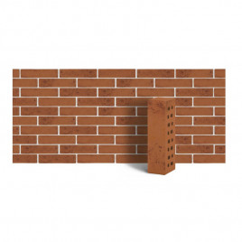 Клинкер фасадный морковный посыпка тип 3.3Т 0,48NF - фото - 1