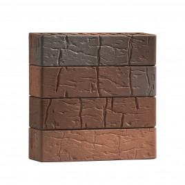 Кирпич лицевой 0.7НФ руст №70/90 - фото - 3