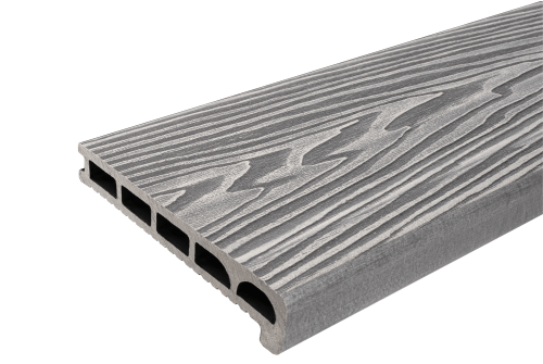 Ступень Grand Line 170х25мм 3D Винтаж Темно-серый 3м - фото - 1