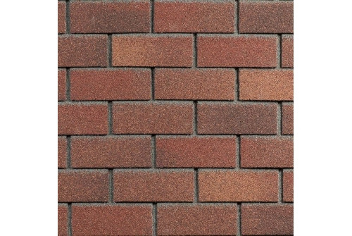 ТЕХНОНИКОЛЬ HAUBERK фасадная плитка, Терракотовый кирпич - фото - 1