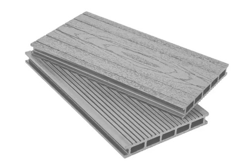 Террасная доска Grand Line 160мм вельвет и тиснение Серый 4м (БШТ) - фото - 1