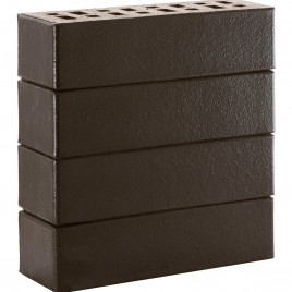 Клинкер фасадный чёрный глянцевый «Рейкьявик» - фото - 1