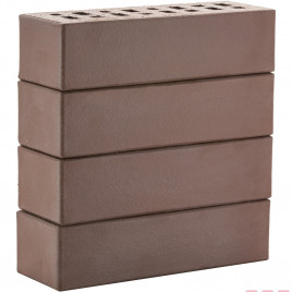 Клинкер фасадный КОРИЧНЕВЫЙ С БЕЛЫМ «НАРВИК» - фото - 1