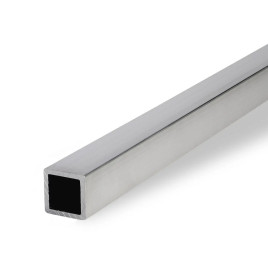 Профиль квадратный алюминиевый 20х20х2, длина 2 м, марка АД31Т1 - фото - 1