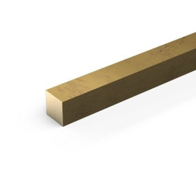 Квадрат латунный 12 п/тв ПТ, длина 3 м, марка ЛС59-1 - фото - 1