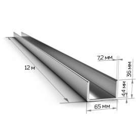 Швеллер 6.5П стальной 12 метров - фото - 1