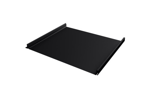 Кликфальц Fin Grand Line 0,5 Rooftop Бархат с пленкой на замках RAL 9005 черный - фото - 1