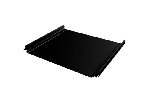 Кликфальц Pro Grand Line 0,5 GreenCoat Pural BT, matt с пленкой на замках RR 33 черный (RAL 9004 сигнальный черный) - фото - 1