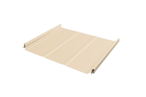 Кликфальц Pro Line Grand Line 0,5 Satin с пленкой на замках RAL 1015 светлая слоновая кость - фото - 1