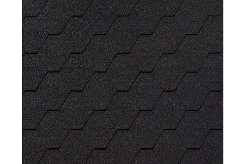 RoofShield черепица Фемили Эко Лайт Стандарт (3м2) Графитно-черный - фото - 1
