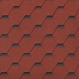 RoofShield черепица Классик Стандарт (3м2) Красный с оттенением - фото - 1