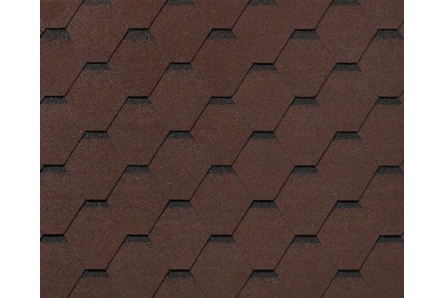 RoofShield черепица Фемили Лайт Стандарт (3м2) Коричневый с оттенением - фото - 1