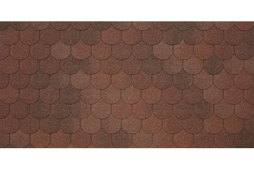 Битумная черепица TEGOLA ASSISI terracotta 420 (терракотта) - фото - 1