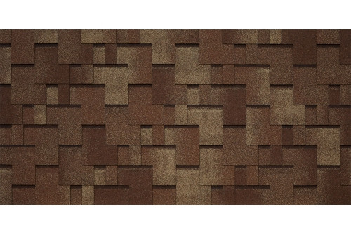 Битумная черепица TEGOLA SANREMO legno 222 (Дерево) - фото - 1