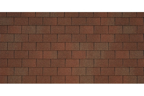 Битумная черепица TEGOLA TOSCANA terracotta 406 (терракотта) - фото - 1