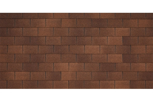 Битумная черепица TEGOLA TOSCANA liberica 020 (коричневый с отливом) - фото - 1