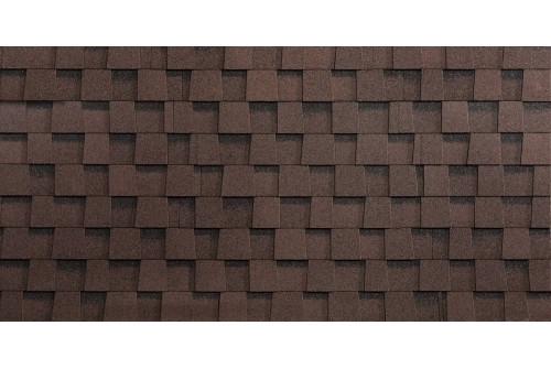 ТЕХНОНИКОЛЬ SHINGLAS многослойная черепица, Фазенда, Коричневый - фото - 1