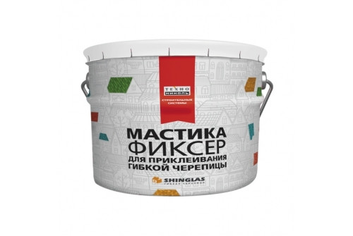 Мастика для гибкой черепицы ТЕХНОНИКОЛЬ №23 Фиксер, ведро 12,0 кг - фото - 1