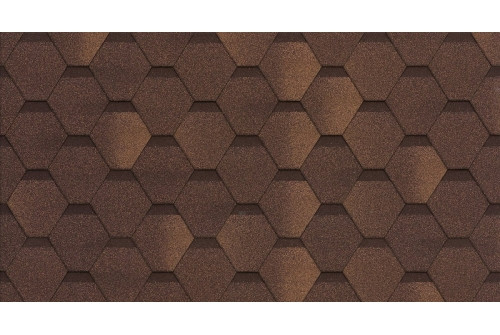 ТЕХНОНИКОЛЬ Гибкая черепица, Сальса, Какао - фото - 1