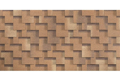 ТЕХНОНИКОЛЬ Гибкая черепица, Болеро, Песок new - фото - 1