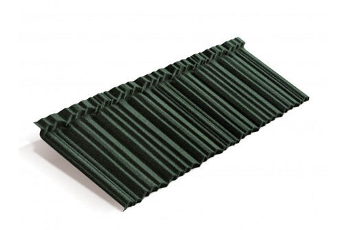 Лист Metrotile MetroShake 2 темно-зеленый - фото - 1