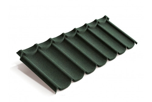 Лист Metrotile Mistral темно-зеленый - фото - 1