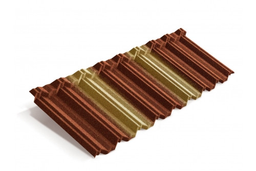 Лист Metrotile MetroClassic терракотово-желтый - фото - 1