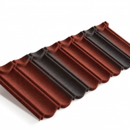 Лист Metrotile MetroBond красно-черный - фото - 1