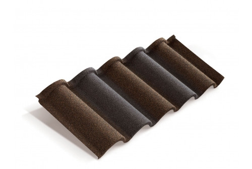 Лист Metrotile Romana кофейно-серый - фото - 1