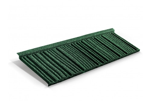 Лист Metrotile WoodShake зеленый - фото - 1