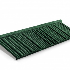 Лист Metrotile WoodShake зеленый - фото - 1