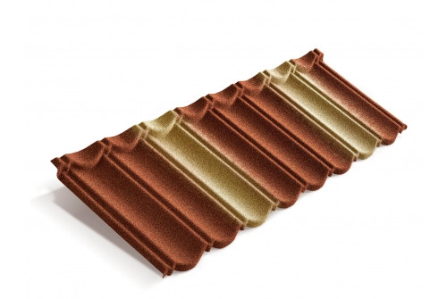 Лист Metrotile MetroBond терракотово-желтый - фото - 1