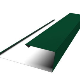 Планка торцевая страховочная 0,45 Drap TX RAL 6005 зеленый мох (2м) - фото - 1