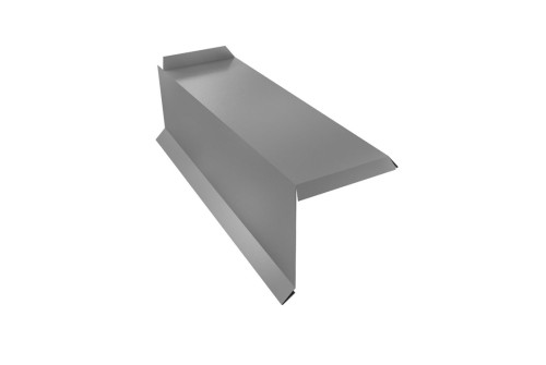 Планка торцевая сегментная 20мм Левая 0,45 Drap TX RAL 7004 сигнальный серый - фото - 1